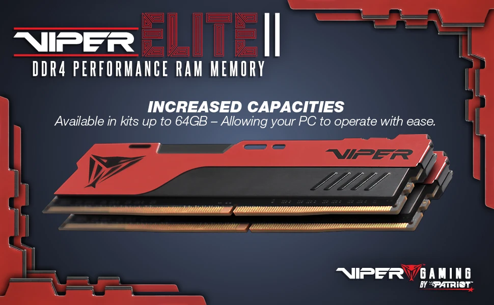 Viper elite ii ddr4. Оперативная память viper 16 гб.