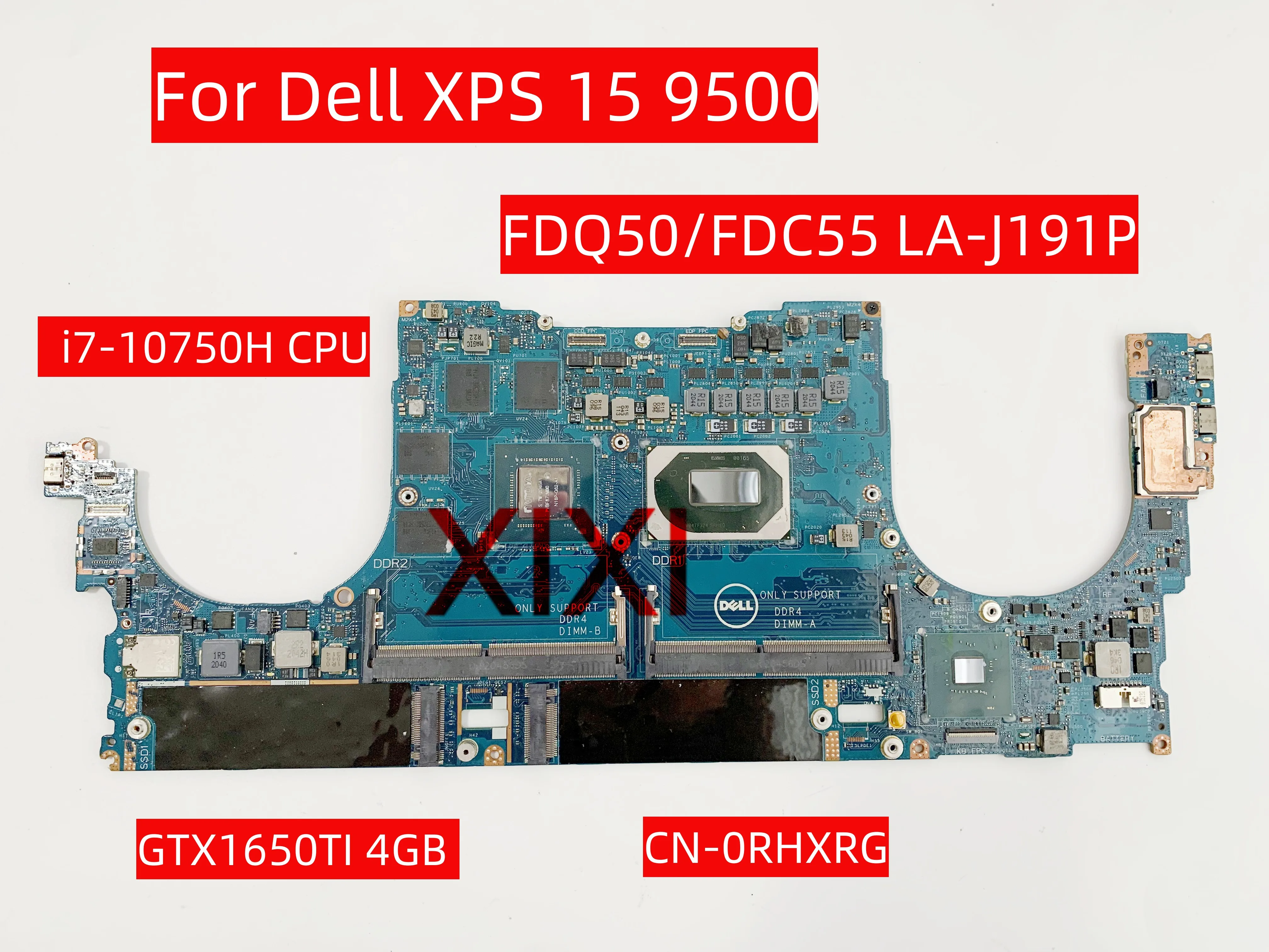 fdq50-fdc55-la-j191p-for-dell-xps-15-9500-laptop-motherboard-with-i7