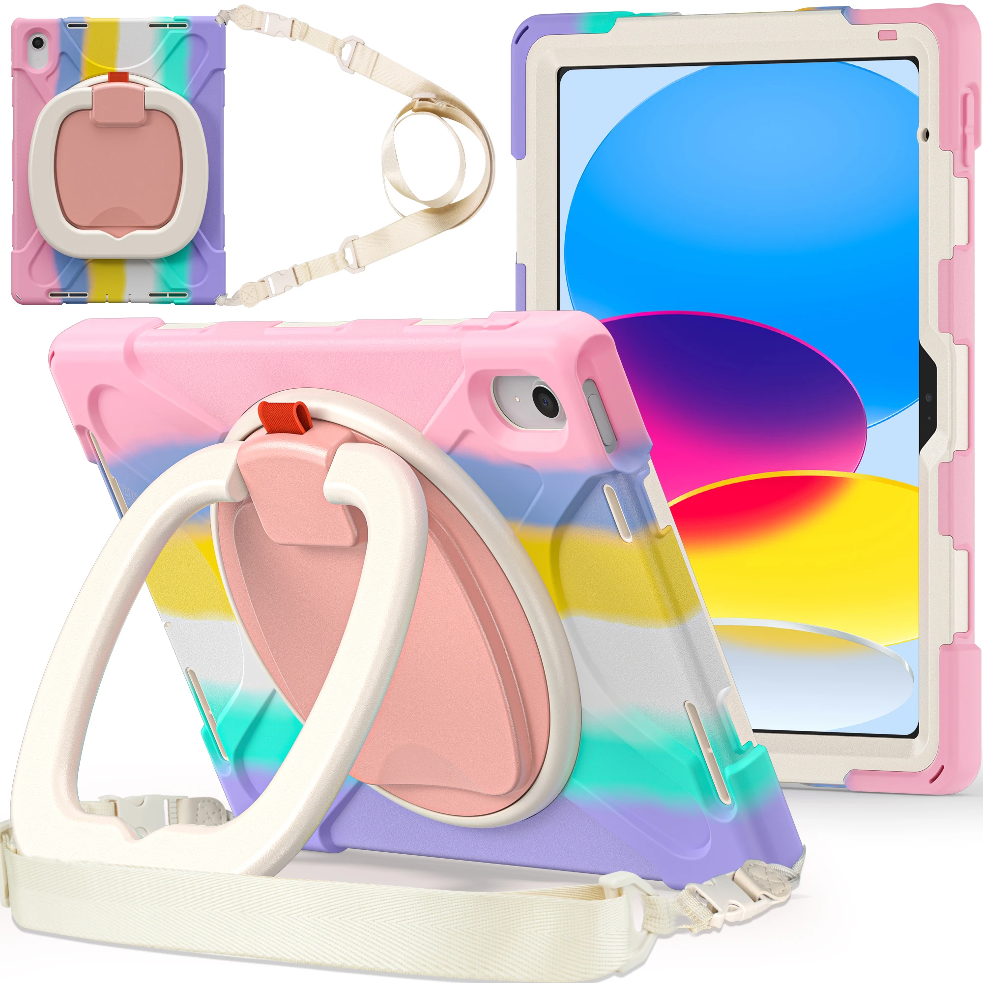 Universal Rotating Stand Hybrid Armor Case