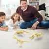3D Skeleton Dinosaur Hands Craft 7 Pieces DIY Dinosaur Bone 3D Puzzles for Adults Dinosaurs Skeleton Model Puzzles STEM Toys 2