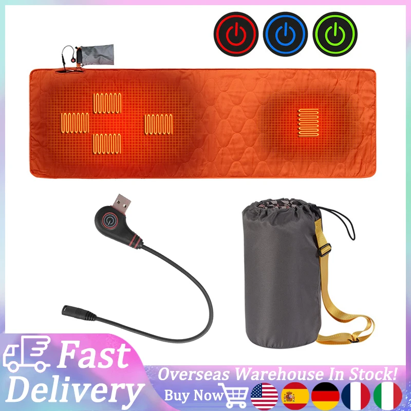 Outdoor Usb Heating Sleeping Mat Usb Heated Sleeping Bag Usb Heated