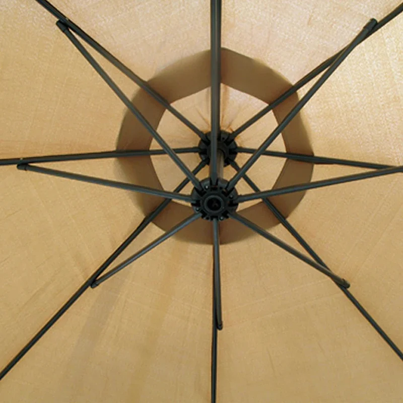 Replaceable Parasol Top Cloth Garden Patio Canopy Parasol Cover Shade Rainproof Banana Umbrella Cloth 2/2.3/2.5/2.7/3/3.5m 3