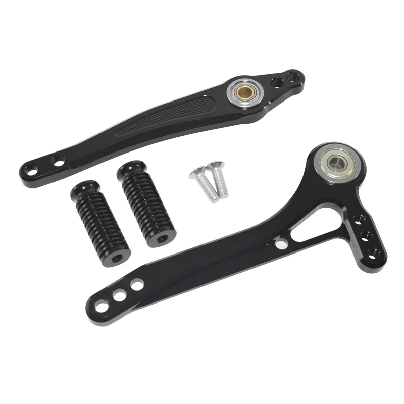 Motorcycle CNC Adjustable Dual Bearings Shift or Brake Lever Shifter Pedal with Toe Pegs Kit For Aftermarket Rearsets Rear Set motorcycle accessories,motorcycle foot pedals,motorcycle shift rod