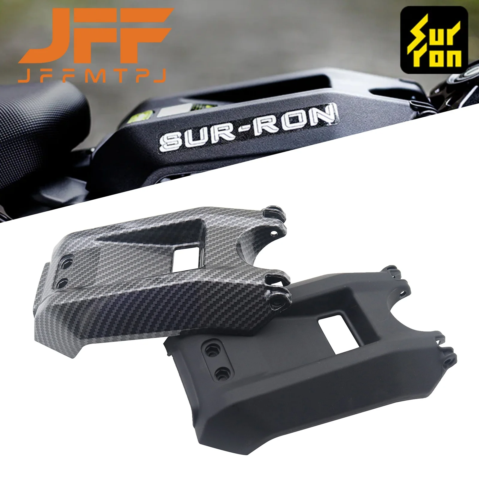 Electric Motorcycle Carbon Fiber Battery Cover - Universal Protection