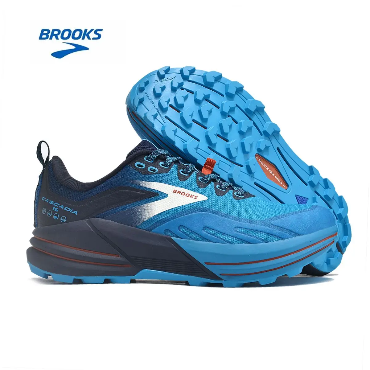 BROOKS Cascadia 16 Men Trail Running Shoes Women Mountain Marathon Training Shoes Non-slip Outdoor Camping Trekking Sneakers 1