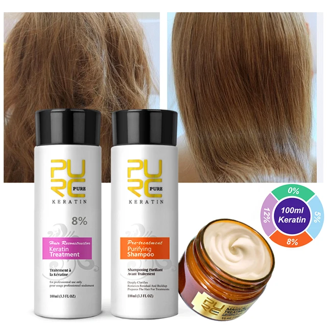 PURC Professional Keratin Hair Treatment Brazilian Hair