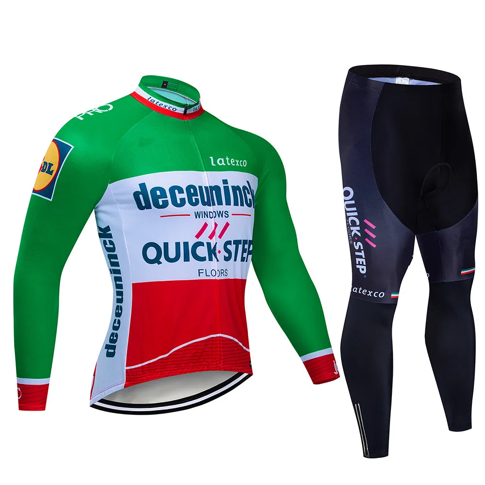 퀵 스텝 사이클링 저지 세트, 긴 소매 산악 자전거 의류, Maillot Ropa Ciclismo 레이싱 자전거 사이클링 의류