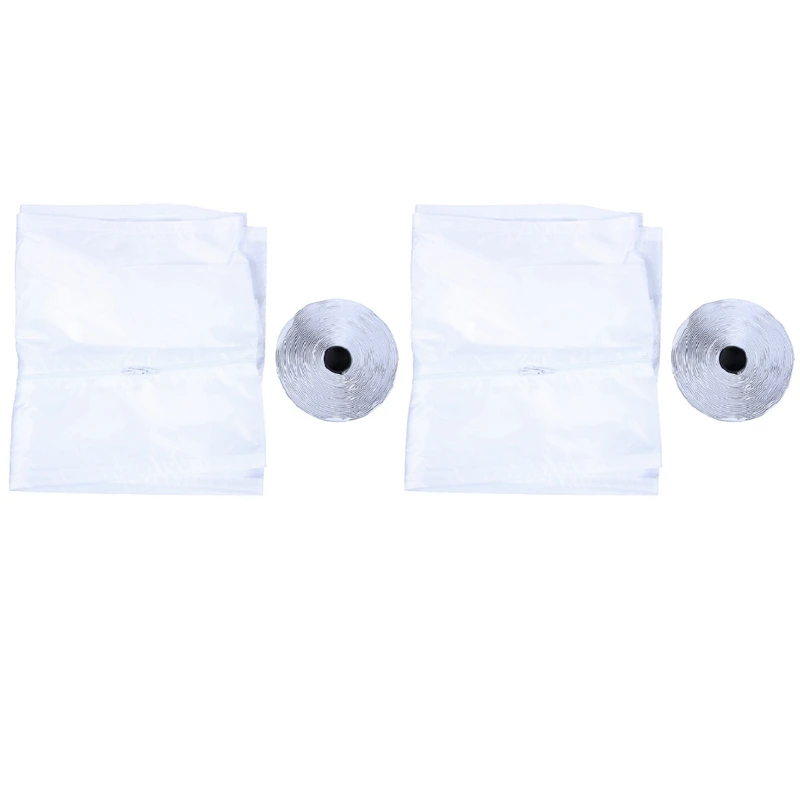 

2X Airlock Window Seal For Portable Air Conditioner,400 Cm Flexible Plate Window Seal For Mobile Air-Conditioning Units