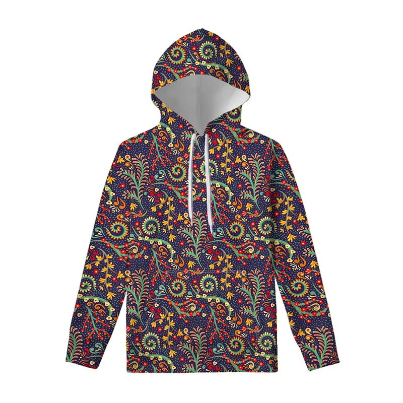thumbnail image 1 of Sudadera con capucha para hombre de Harajuku con estampado gráfico de flores en 3D, ropa informal de gran tamaño, jerséis florales abstractos de gran tamaño de Harajuku, 1 of 5