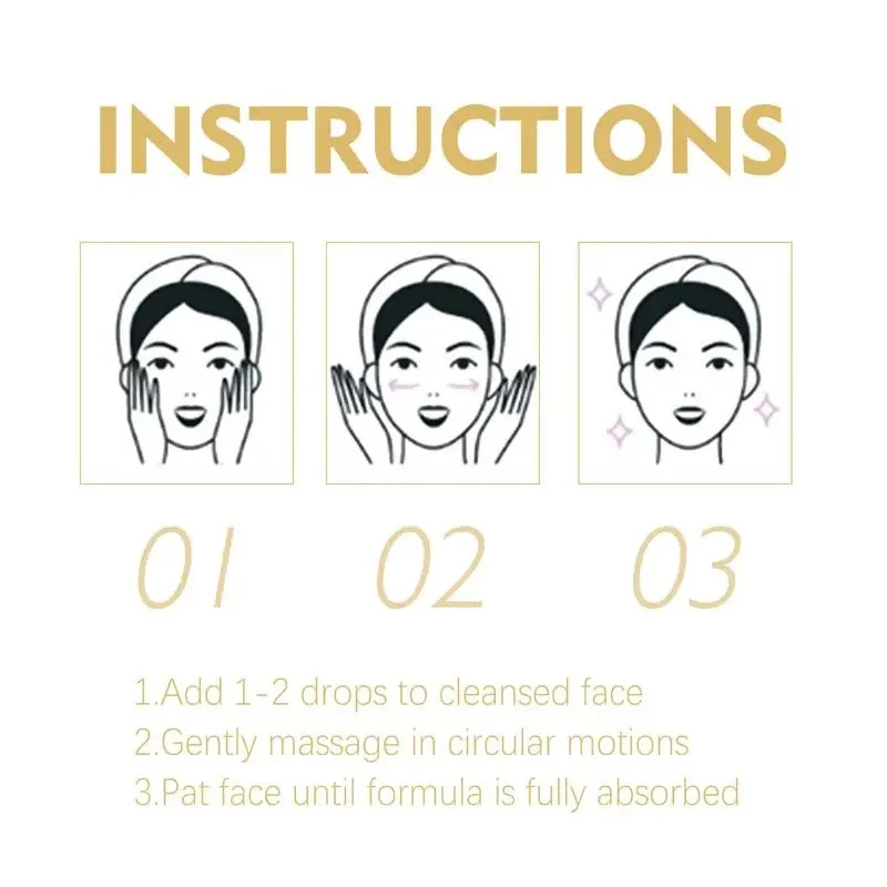 Facial Serum Retinol Wrinkle Remover Face Set Instant Firming Lifting Anti-Aging Fade Fine Lines Whitening Korean Skin Care