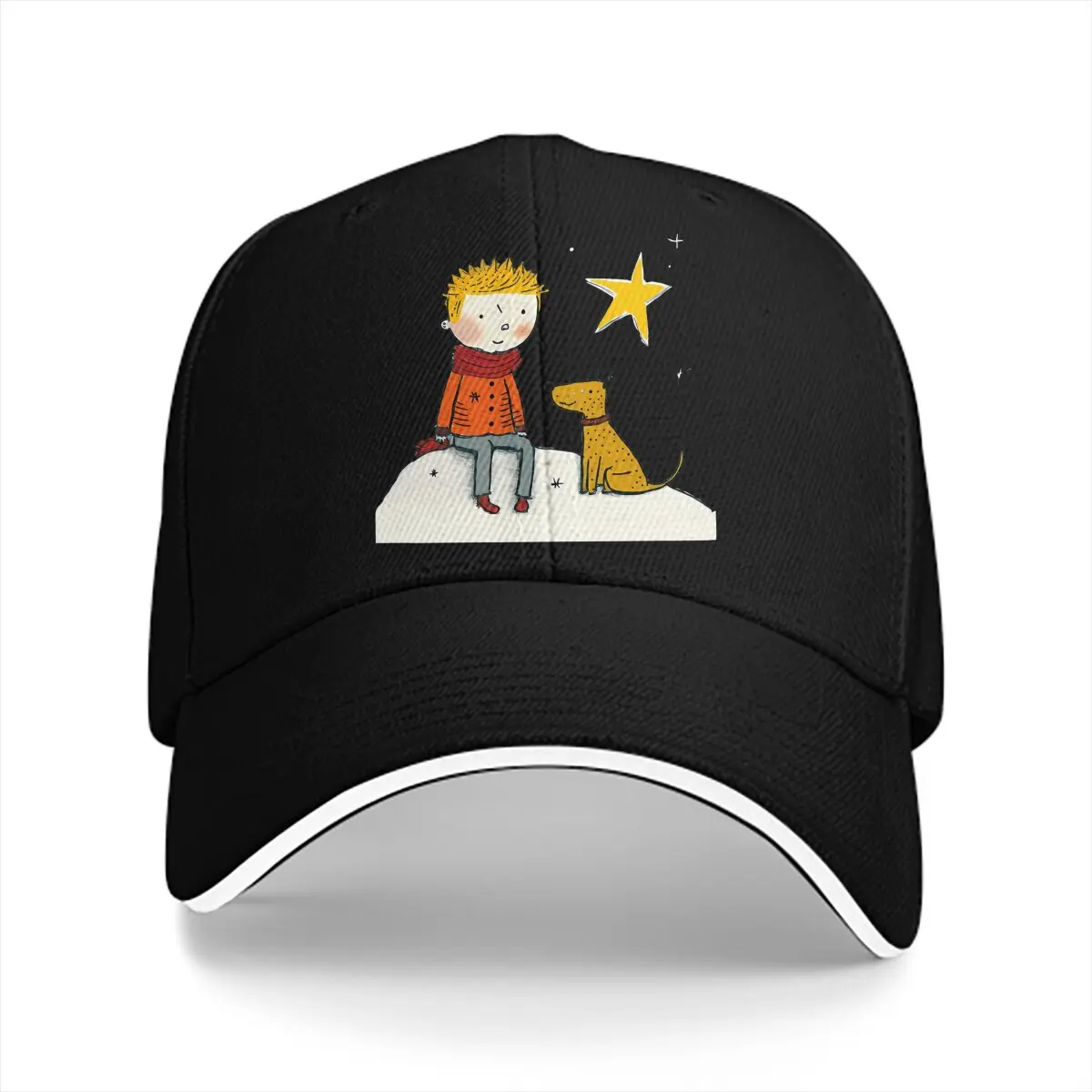 

Кепка с козырьком унисекс, разноцветная, в стиле книги The Little Prince, Повседневная защитная шапка