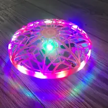 

Mini Flying Ball Helicopter RC UFO Drone Aircraft Boys Hand Controlled Spinner Toy Infrared RC Quadcopter Induction Kids Toys