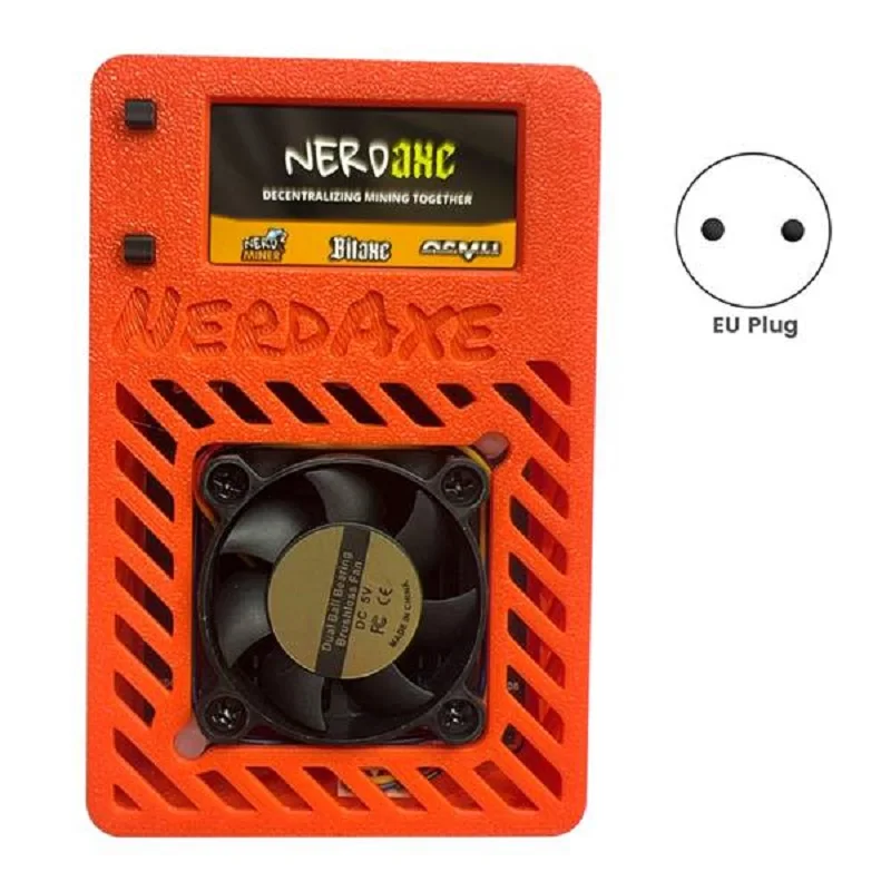 NerdMiner NMaxe Solo Bitcoin Miner - 500-550 GH/s, Puce BM1366, Consommation 15-20W - Pour Minage Solo Et Loterie BTC - 6