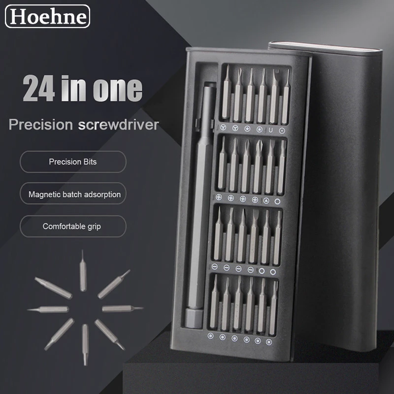 24 in 1 Precision Screwdriver Set Home Portable Light Weight