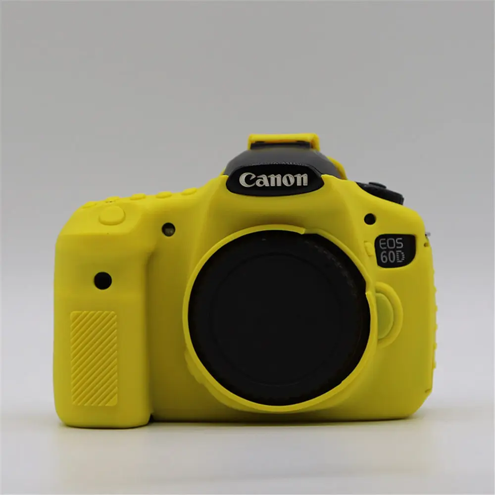 スマホアクセサリー Canon 60D Soft Silicone Armor Camera Body Case For Canon EOS 60D