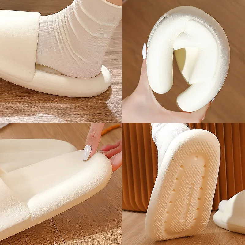 New Cloud Soft EVA Slippers Couples Home Outdoor Slipper Summer Beach Sandals Men Flip Flops Women Bedroom Thick Bottom Shoes 6