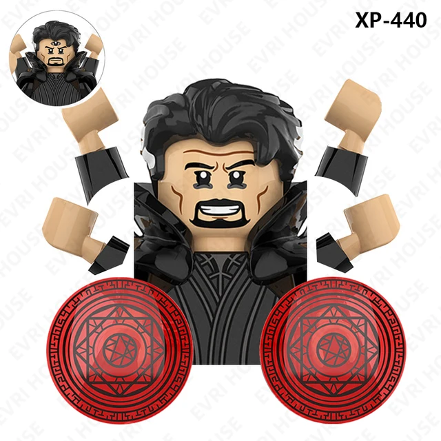 Superhero Strange Multiverse Action Figures Scarlet Witch Mordo Wong Mini Bricks Disney Building Blocks Toys for Children XP440