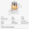 220V Jiuyang health pot multi-functional flower teapot glass stew tea pot 1.5L Portable Mini Multi Cooker Tea Dessert Cooker 6