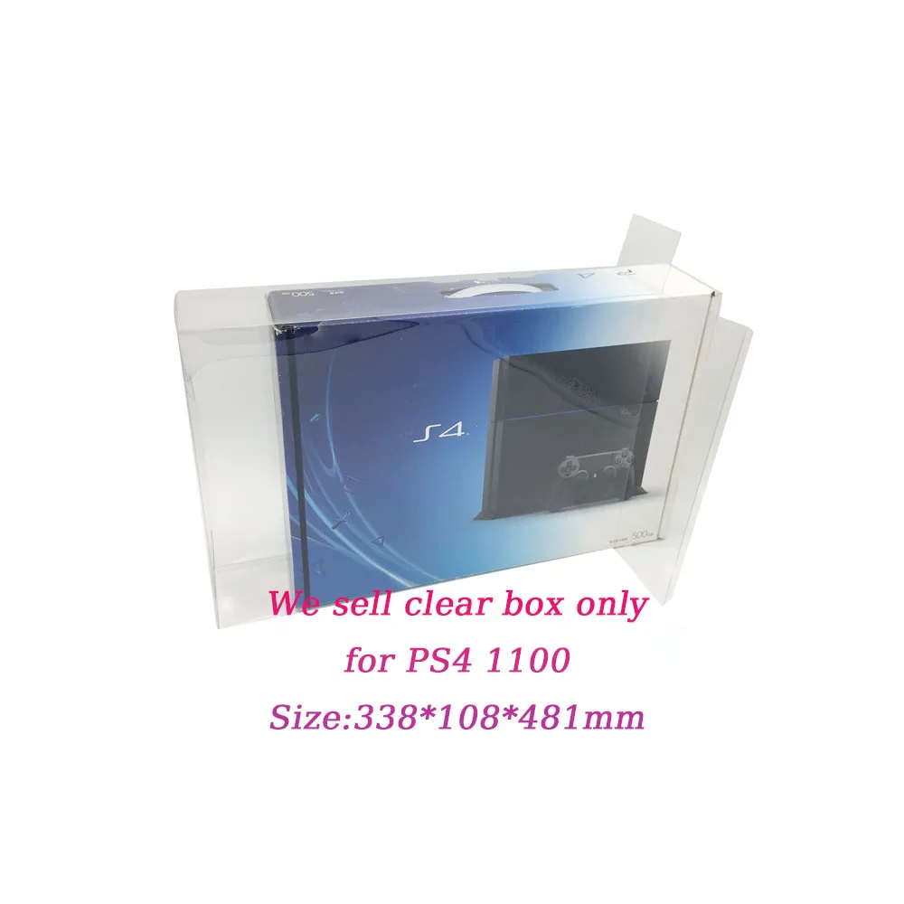 Cover Protettiva Trasparente Per Animali Domestici Per Ps4 1100 1200 2000 Japan Usa Version Console Di Gioco Clear Display Collection Storage Box