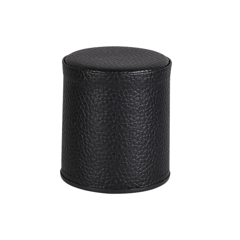 Velvet Silencer Leather Sieve Cup Dice Set Bar Silent Sieve Cup With Base Dice 1Pcs