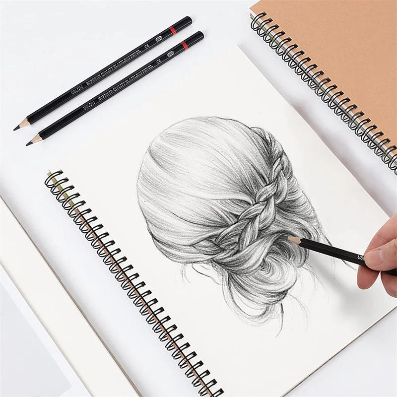 12Pcs Professional Pencil Set Drawing Sketch Pencils Art for Drawing  Graphite Pencils(8B - 2H) for Beginners Pro Artists - AliExpress