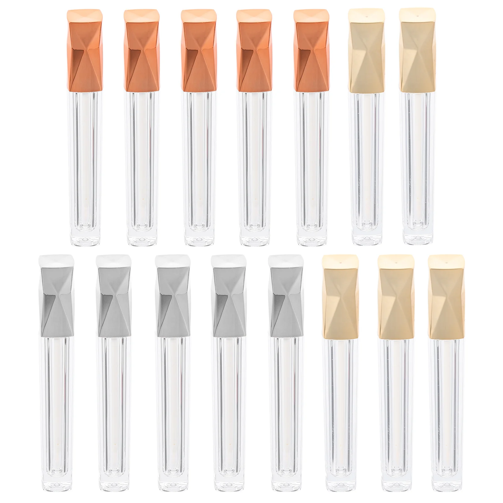 Lipstick Tube Gloss Honey Empty DIY Balm Bottles Refillable Lip-glaze Color Containers Tubes 15 pcs lipstick tube gloss containers clear tubes balms tint empty bottles gradient color