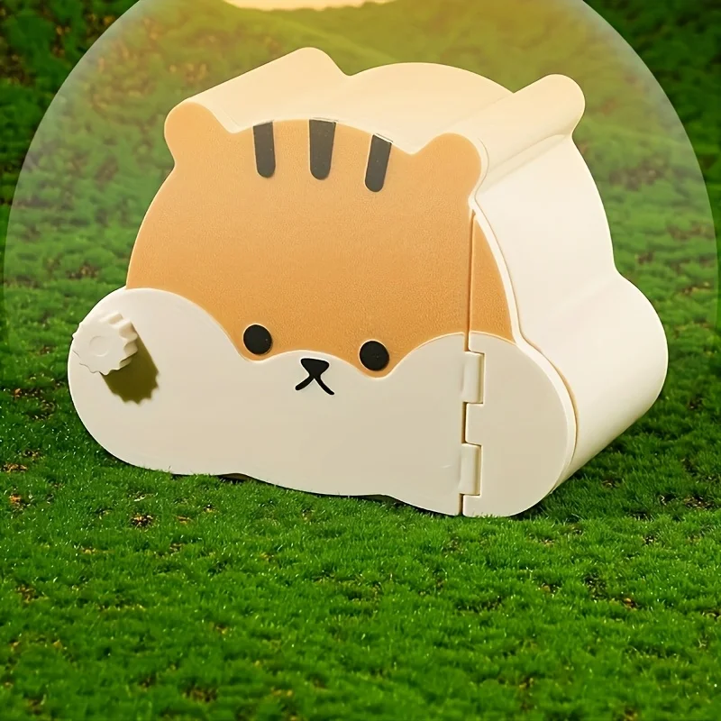 Pet House Cartoon hamster escape house Visual house Summer Golden Bear den magnetic outside door peeking observation landscaping supplies