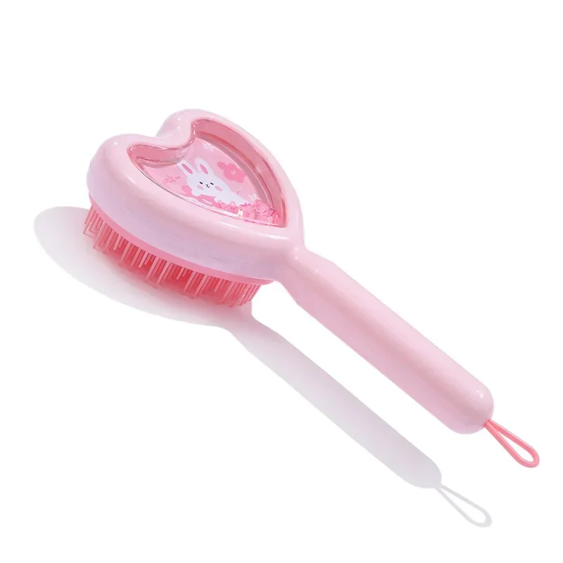 Kids and Woman Scalp Massage Comb Heart Shape Anti-static Hair Brush Hair Brush for Salon Hairdressing Styling Tool Barber Combs