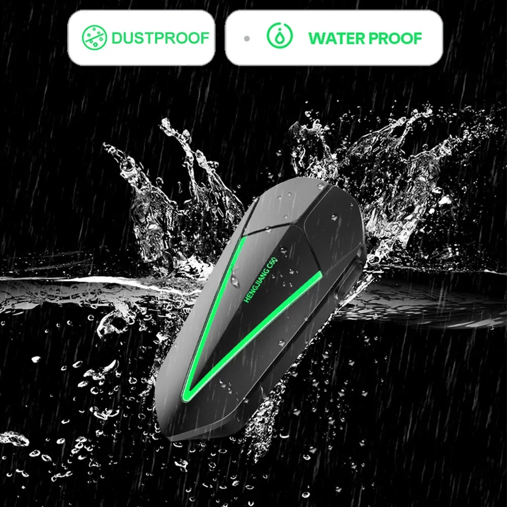 C60 Helmet Earphones Bluetooth 5.3 Noise Reduction