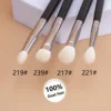 Makeup Eyeshadow Brushes Flat Eye Shadow Shader crease Blending Brushes Goat Hair Eye Shadow Liquid Cream Powder Make Up Tool 5