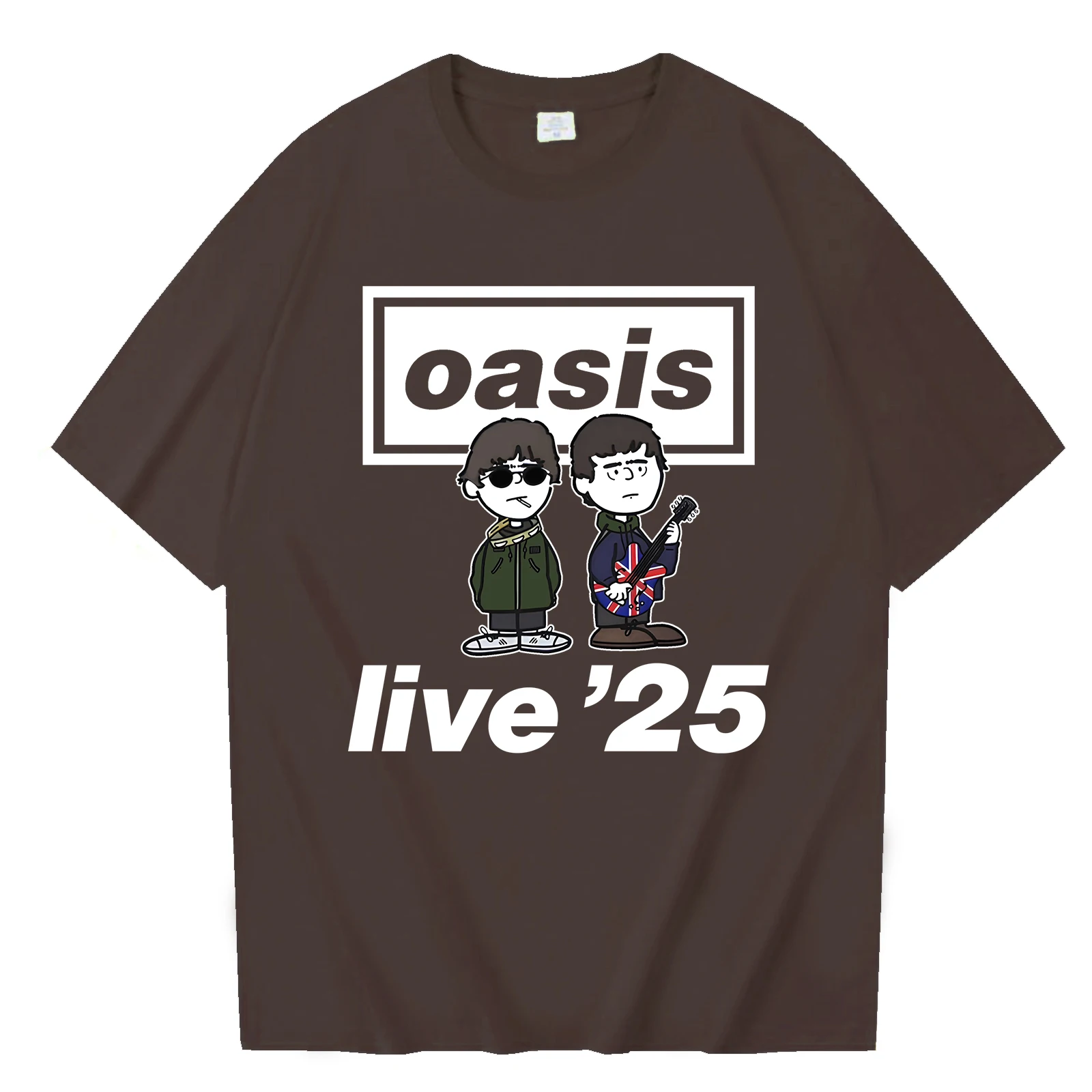 Oasis Live 25 Tour 2025 T-shirt Harajuku Women Girl Oasis Concert
