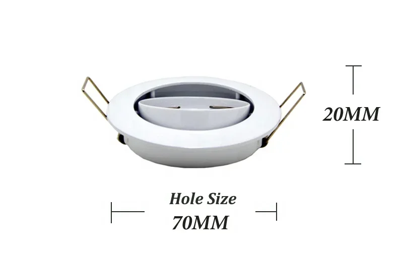 Description Picture 6 of itemGu10 Lamp Holder Gu10 Surface Downlight Frame Ceiling Light Fitting Spotlight Frame Housing Downlight Zinc Alloy