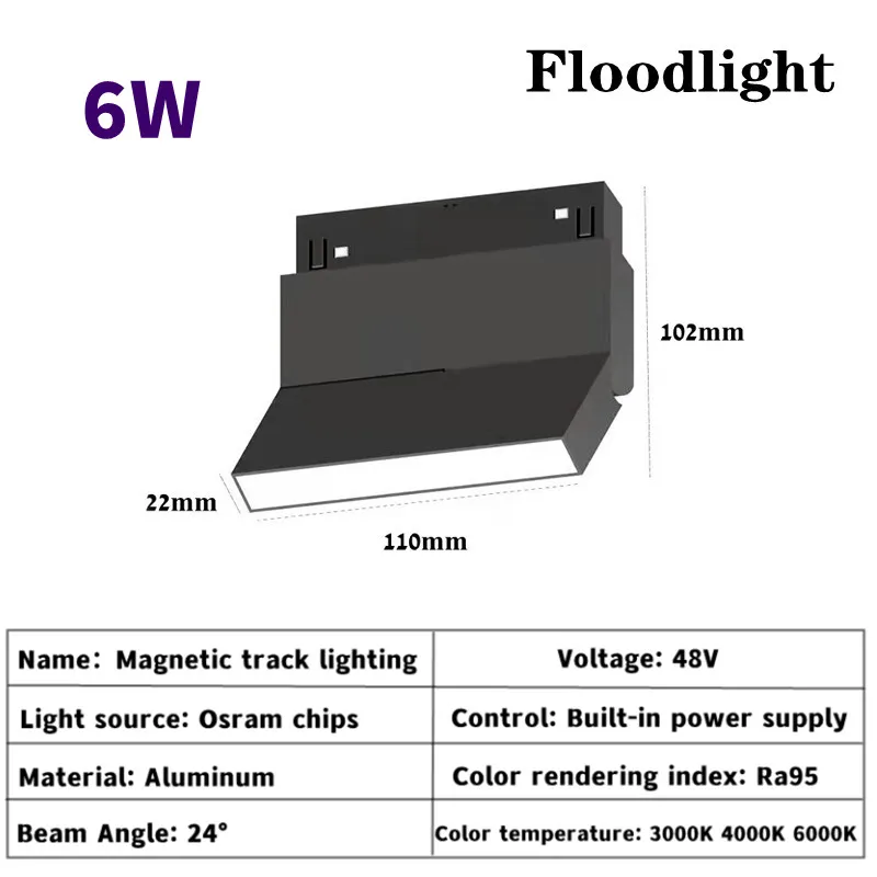 fold floodlight 6W