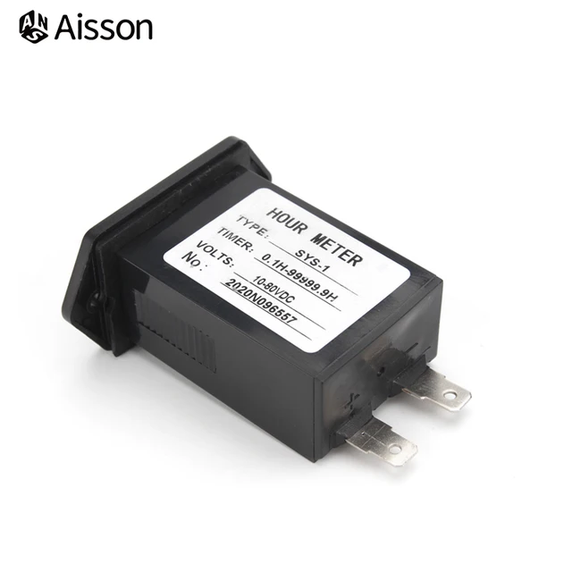 Contaore Meccanico Per Auto 6-80V DC - Timer Per Motori Benzina, Diesel Ed Elettrici, Precisione ±0.01, Fino A 99.999,9 Ore - Foto 5