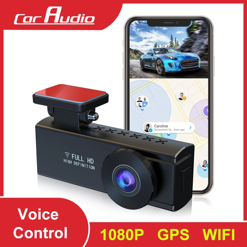 

Upgrade 1.47 inch HD Car DVR Dash Cam 1080P Video Recorder WiFi Voice Control Vehicle Cameras GPS Night Vision Parking Monitor