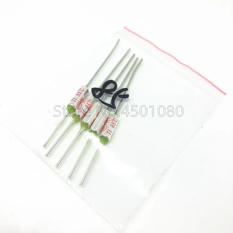 Thermal Fuse 16 Values = 80pcs assortment kit 10A 250V Thermal Cutoffs 73C degree-240C degree Temperature fuse thermal fuse