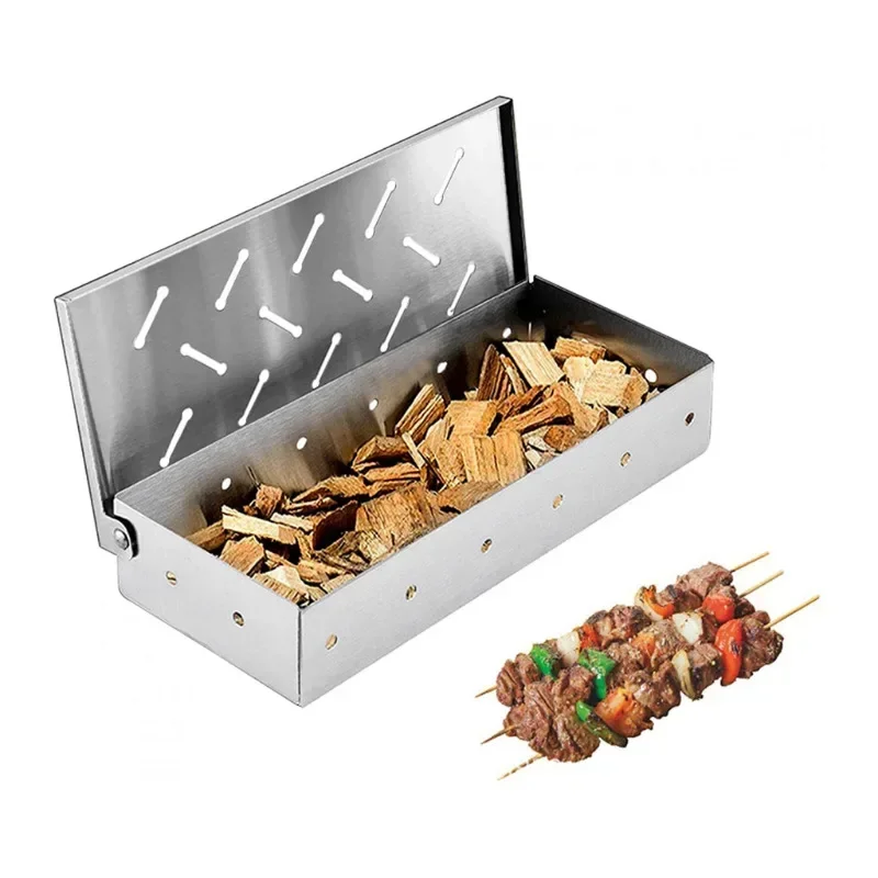 Smoker Box Wood Chips for Barbecue Grill smoker accessories smoker accessory