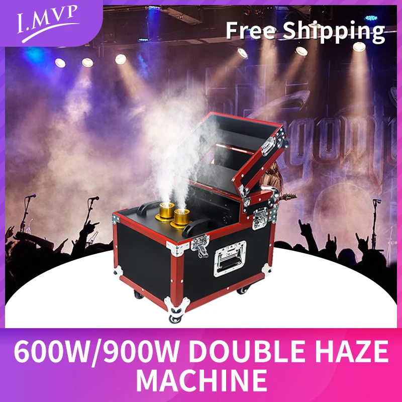 

I.MVP Hot Selling 600W 900W Hazer Haze Machine Fog Hazer Smoke Machine with Flight Case for Bar Stage Disco Party