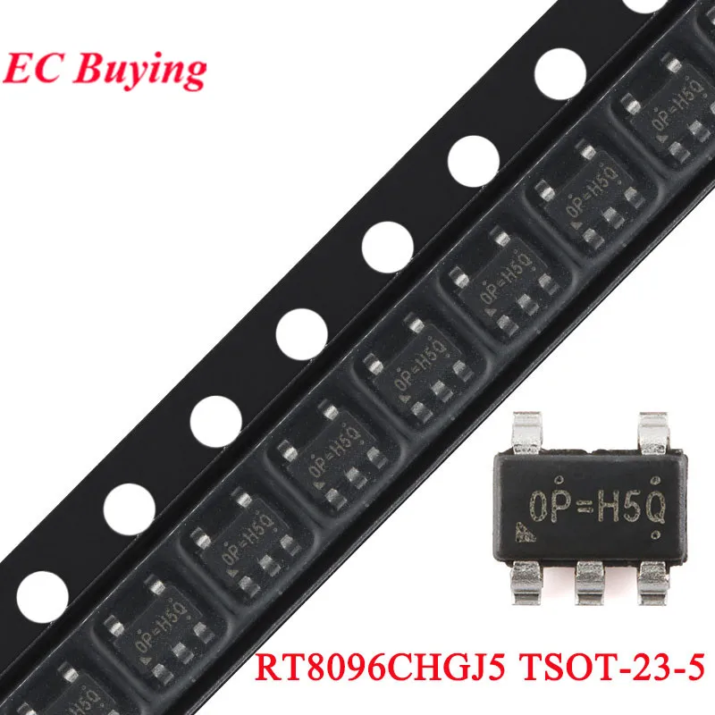 50 stücke/5 stücke RT8096 RT8096C RT8096CHGJ5 CHGJ5 TSOT-23-5 OP 0P H5Q 1A 1,5 MHz 6V CMCOT Synchron Buck Converter Chip IC