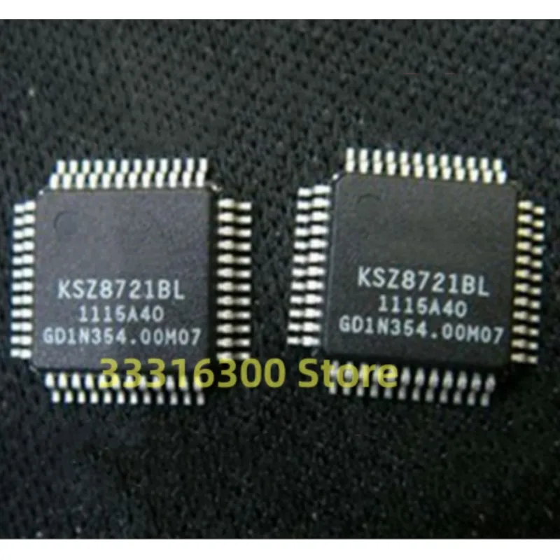 

2PCS New KSZ8721BL LQFP48 Ethernet transceiver chip IC