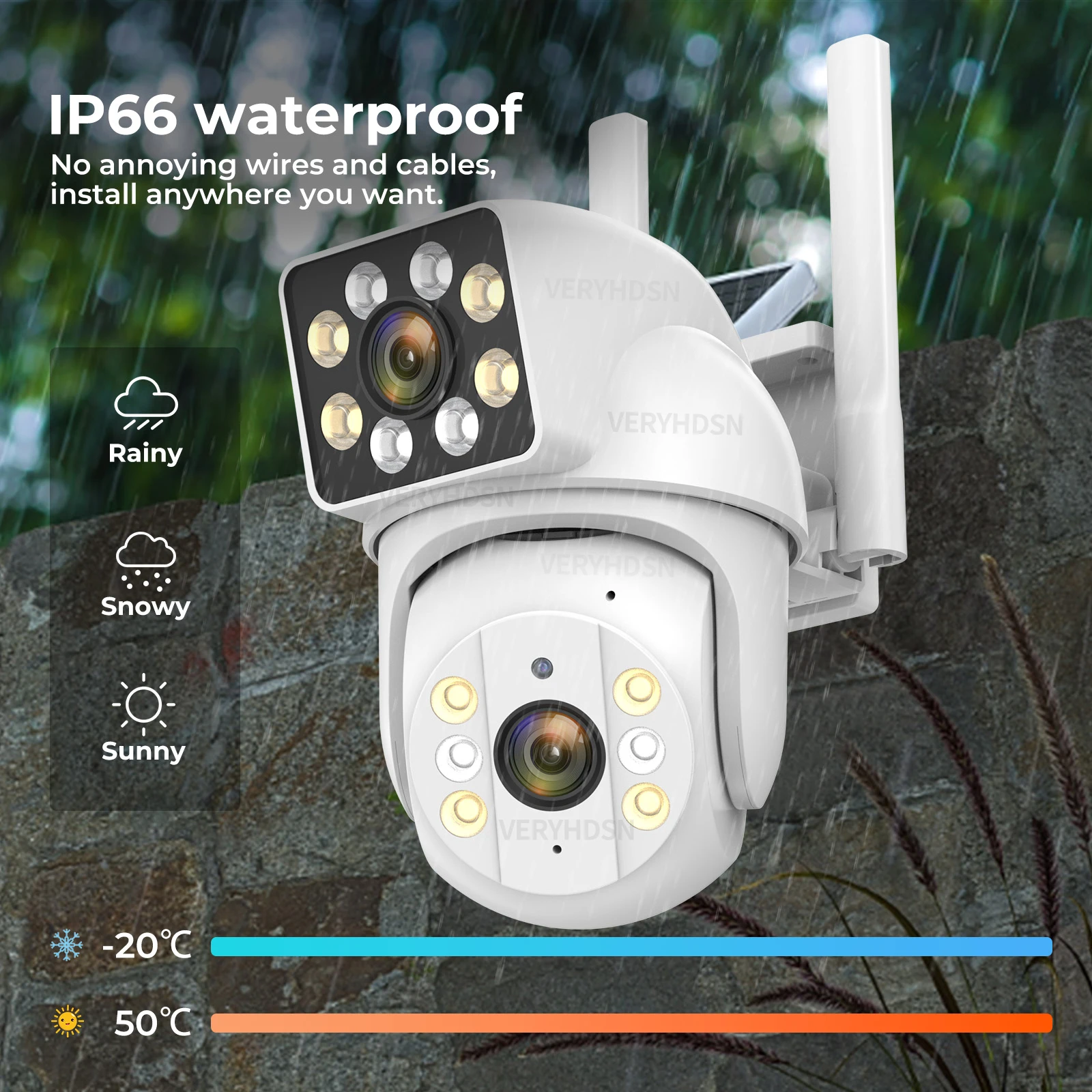   PTZ Ǯ ÷ ߰ ð  ķ, ΰ , ߿ , 10  , 1/4PCs, 8MP 5G WiFi IP ī޶