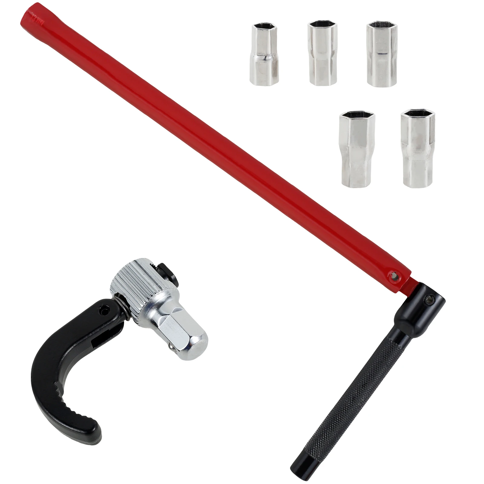 Chiave A Bussola Per Idraulico - 2 In 1, Acciaio Carbonio, Per Dadi E Tubi, 204mm