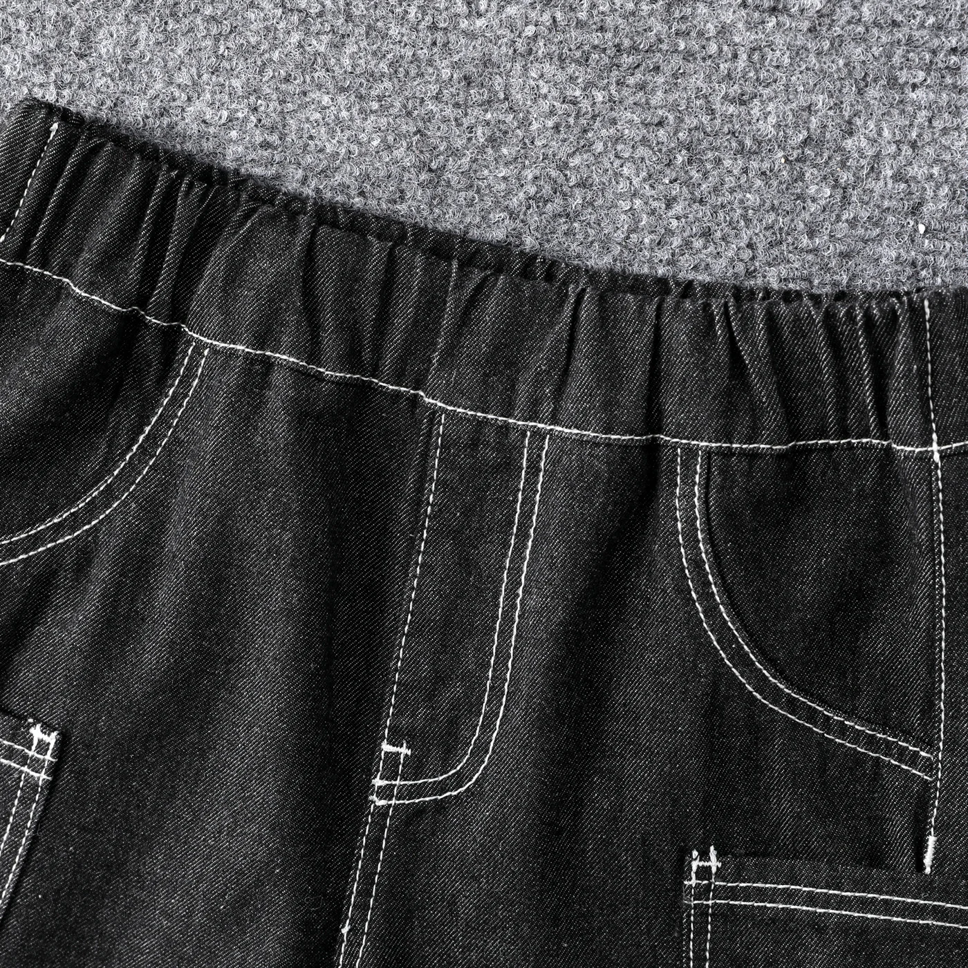 PatPat 코튼 포켓 디자인 데님 반바지