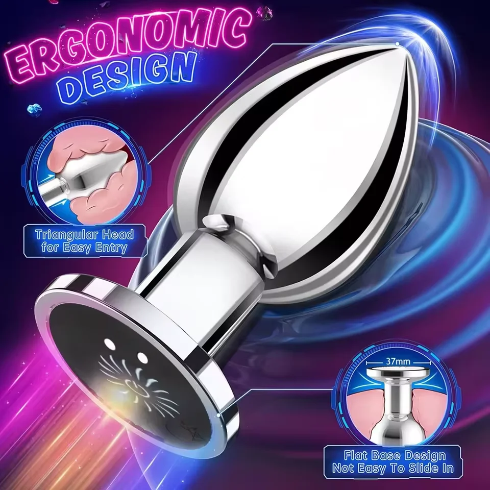 Analvibrator, kabelloser Buttplug für Männer mit Fernbedienung, Prostata-Massagegerät, Klitorisstimulator für Frauen, Masturbator, Sexspielzeug für Paare_voghion.com
