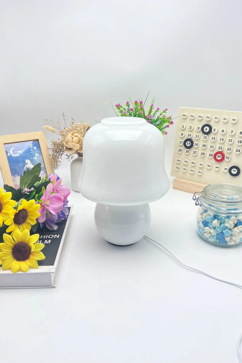 Description Picture 2 of itemLED Mushroom Bedroom Bedside Table Lamp Study Read Living Room Desktop Lighting Atmosphere LED Lamps Girl Gift Room Decoration