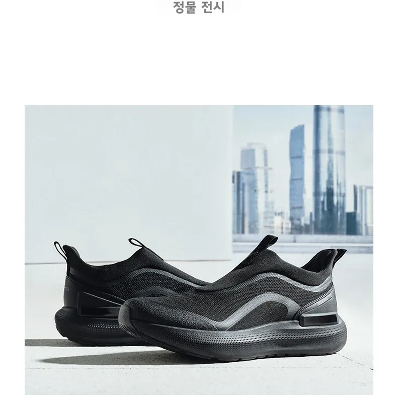 안타 남성용 운동화 여름 신상품 슬립온 통기성 미끄럼 방지 내마모성 통근 스포츠 신발 편안한 피트니스 스니커즈