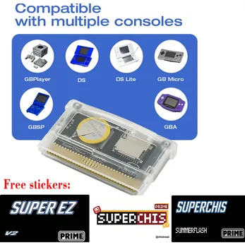 Summerflash SuperChis Prime Game Reader Cart for Nintendo GBA/NDS/GBA SP/GB Player SDRAM Powered by SuperFW NOR Flash 1