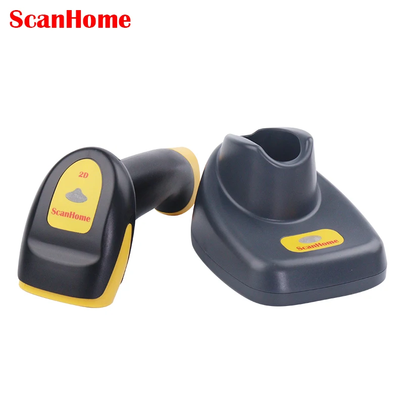 ScanHome Wireless Barcode Scanners Cordless Handheld Barcode Readers 1D/2D QR PDF417 DPM USB RS232TTL485 Scanning SH-4120
