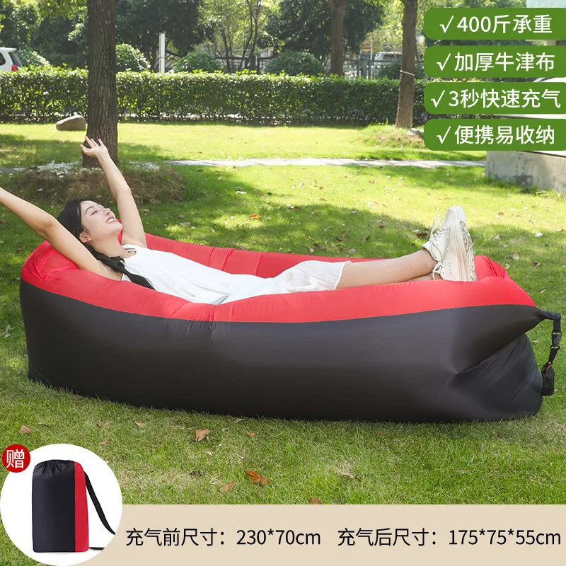 Red black sofa