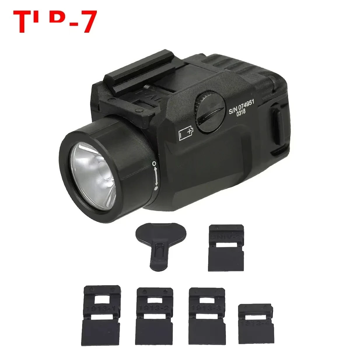 Taktische Streamlight TLR1 TLR7 TLR8 LED-Leuchte Scout Rotlaser-Zielvorrichtung TLR 1 TLR 8 für GLOCK 17 19 1911 Stroboskop-Taschenlampe – Detail 7